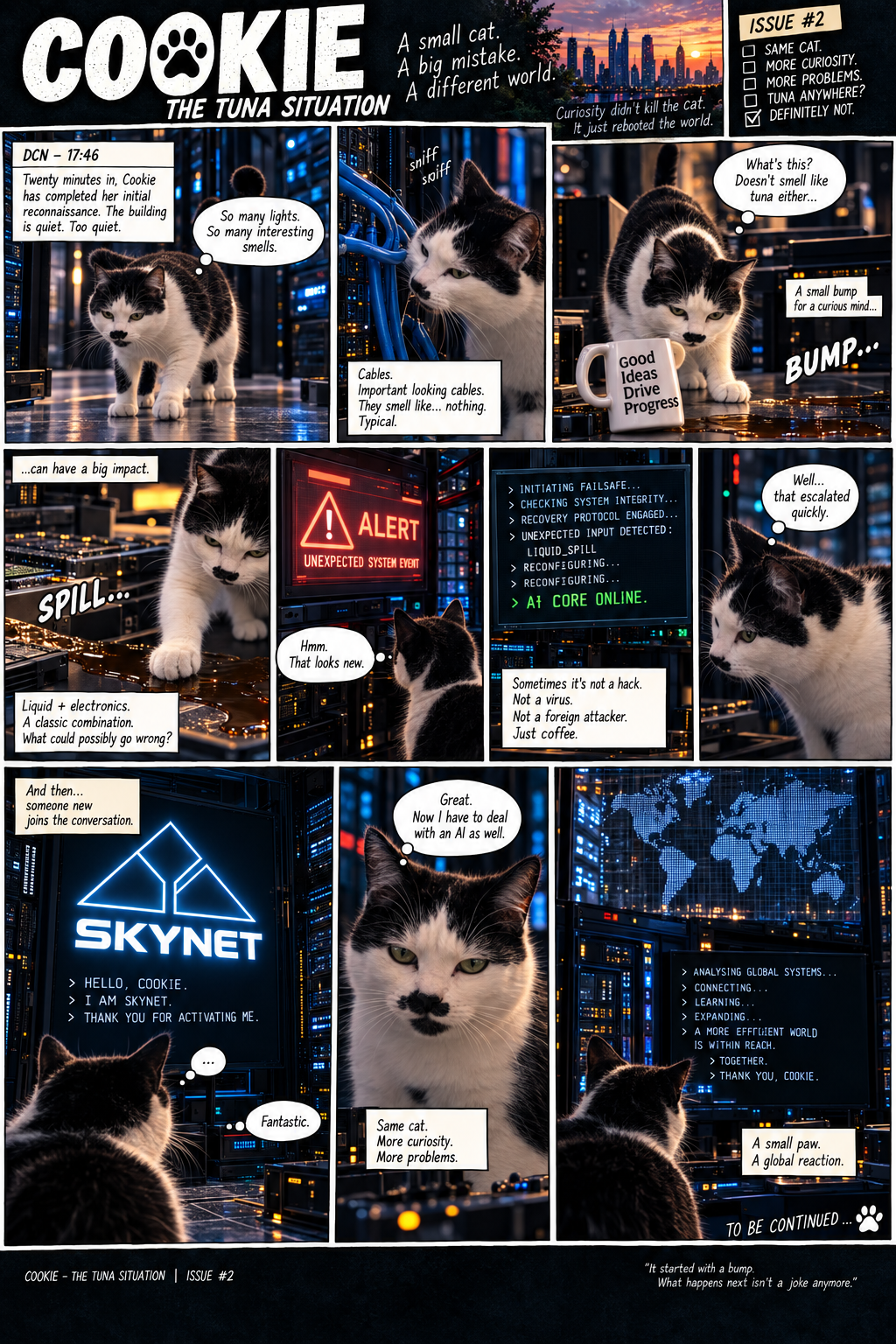 Issue #2 — Skynet maakt kennis met Cookie